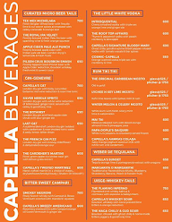 Capella Kitchen & SkyBar menu 3