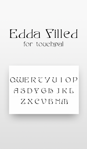 Free Edda Filled Cool Font