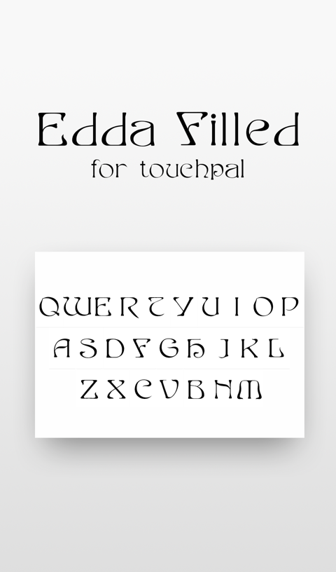 Free Edda Filled Cool Font Screen 1