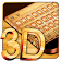 Thème de clavier Wood 3d Pattern icon