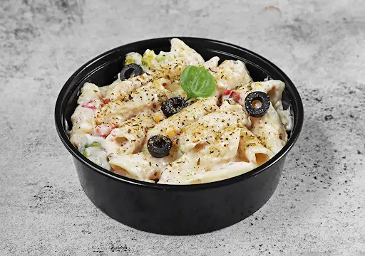 Jain Cheesy Alfredo Pasta