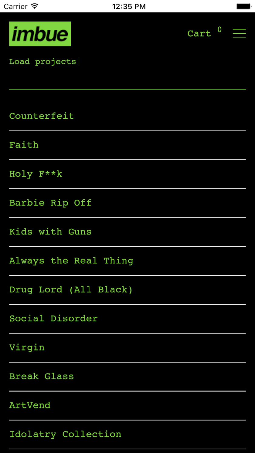 imbueSource Screen 2