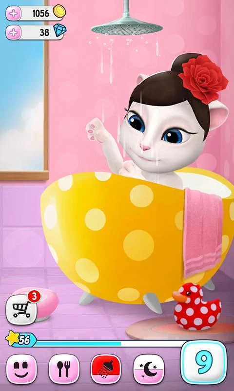   Minha Talking Angela: captura de tela 