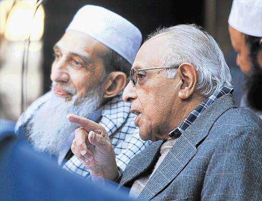 Ahmed Kathrada and Abdul Rahman Gardee.