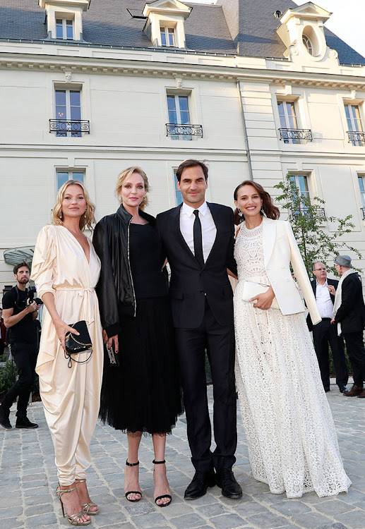 Kate Moss, Uma Thurman, Roger Federer and Natalie Portman.