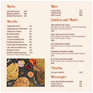 Mughal Affair menu 6