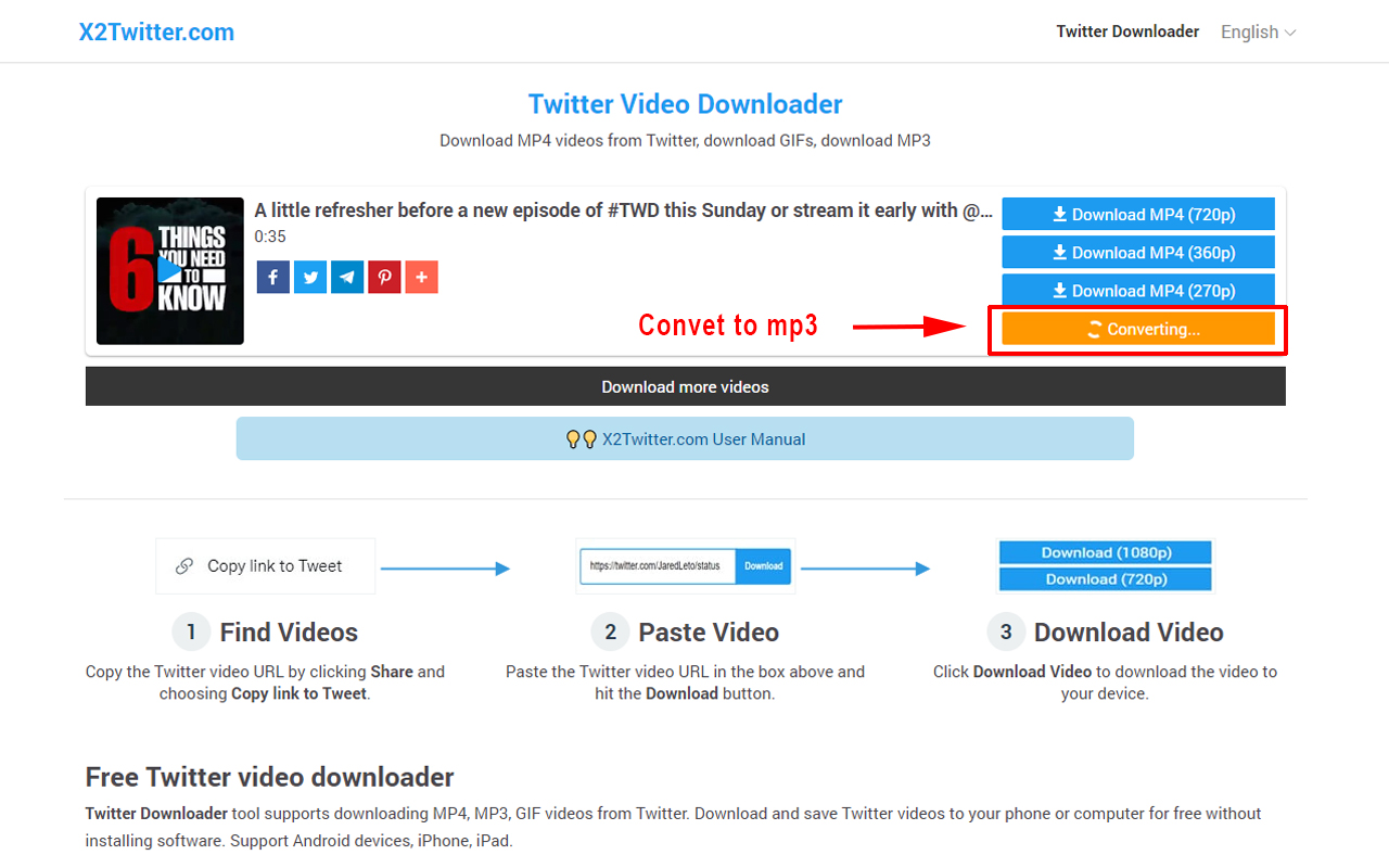 Twitter Downloader HD (X2Twitter) Preview image 8