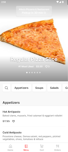 Screenshot Alba's Pizza Queens Boulevard