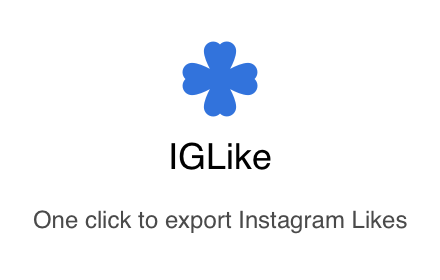 IGLike - Export Likes for IG small promo image