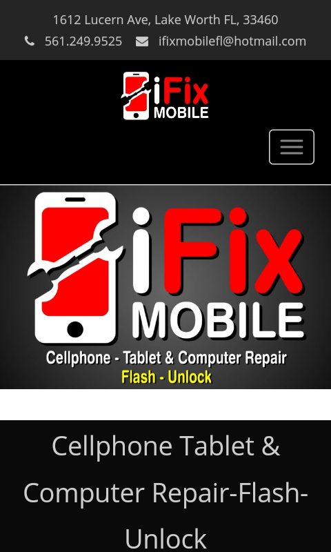 iFix Mobile Screen 1