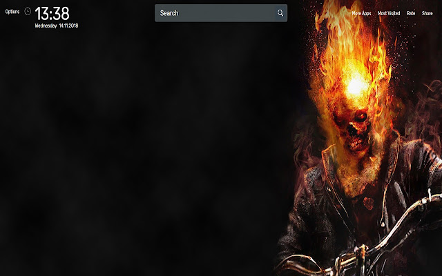 Ghost Rider Wallpapers NewTab Theme