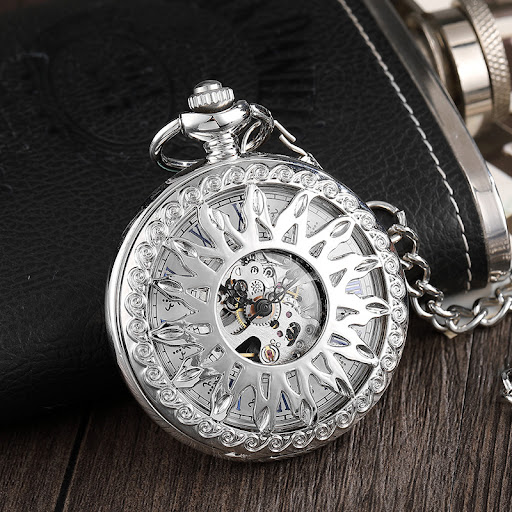 Title 2, Vintage Mens and Womens Engraved Hollow Autom...