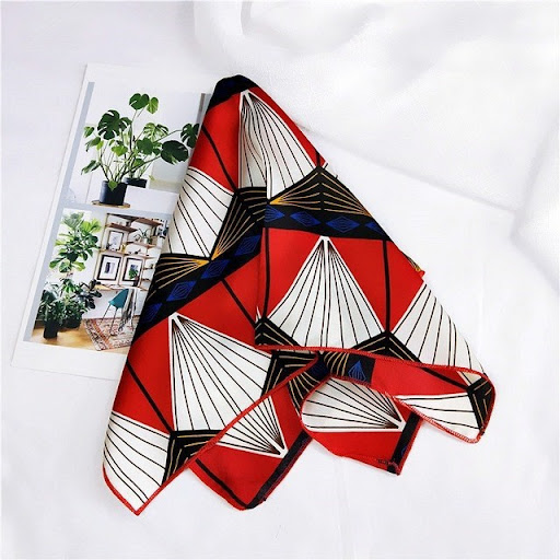 Title 3, Ladies Head and Neck Scarf Satin Headband Banda...