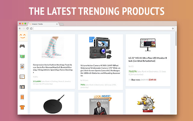 Amazon Trends - daily deals new tab theme