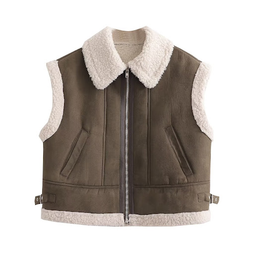 Title 3, Street Fashion 3 Color Fur Vest Coat 9605 Stay ...