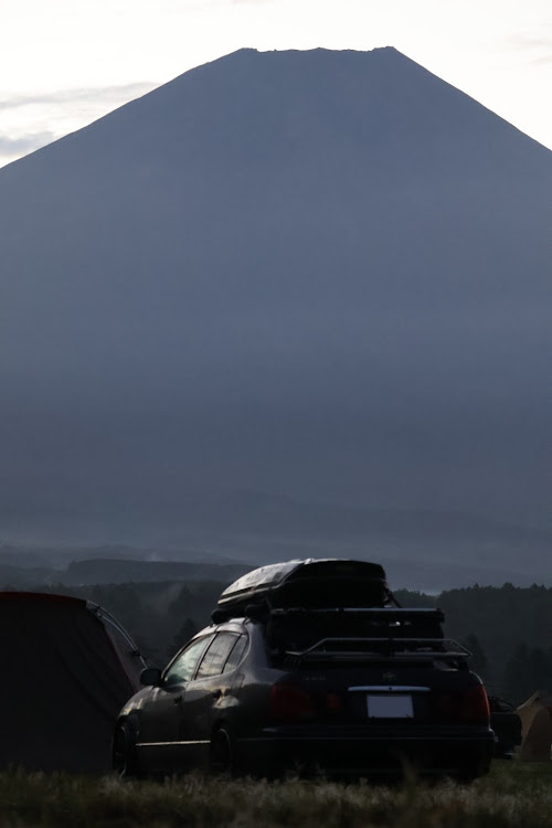 アリストの三連休最終日・和と愛車・まだ暑いですね・富士山・朝日に関するカスタム事例の投稿画像3枚目
