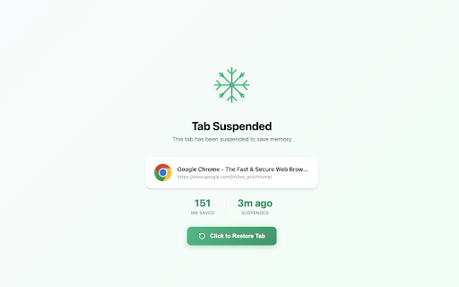 Smart Tab Suspender Preview 3