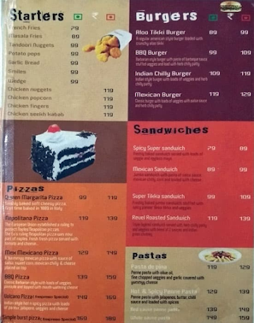 Frespresso menu 