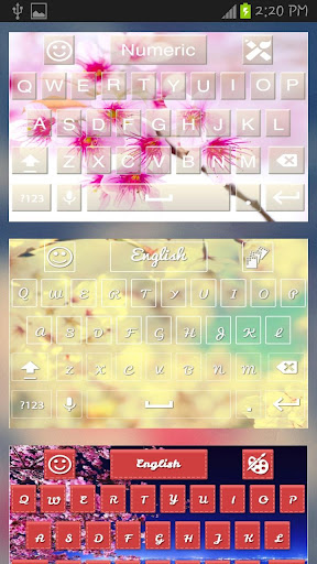 Sakura Theme Keyboard