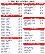 Punjabi Dhaba menu 2