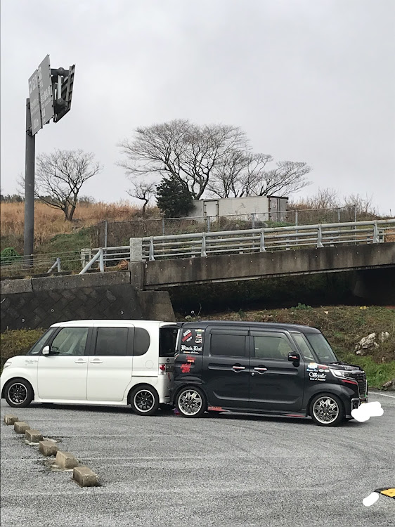 タントカスタムのドライブ・今日一日ありがとうございました😊・オフ会・角島大橋に関するカスタム事例の投稿画像3枚目