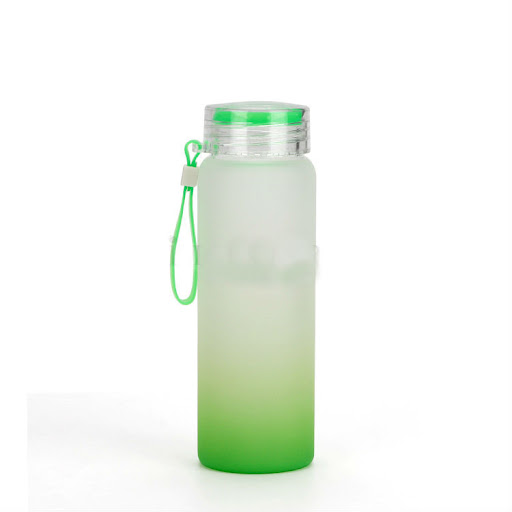 Title 9, 500ML Thermal Transfer Glass Cup Gradient Color...