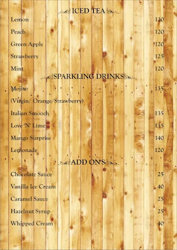 Yolo cafe & Restaurant menu 