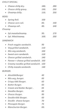 Aneja Fast Food menu 1