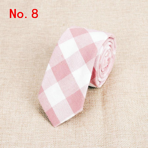 Title 5, Mens cotton check tie for a smart and stylish ...