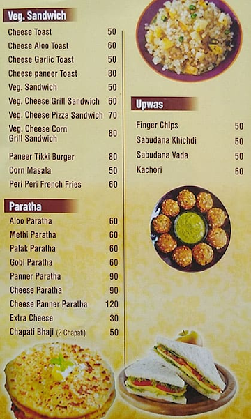 Mansi's Cafe & Snacks menu 