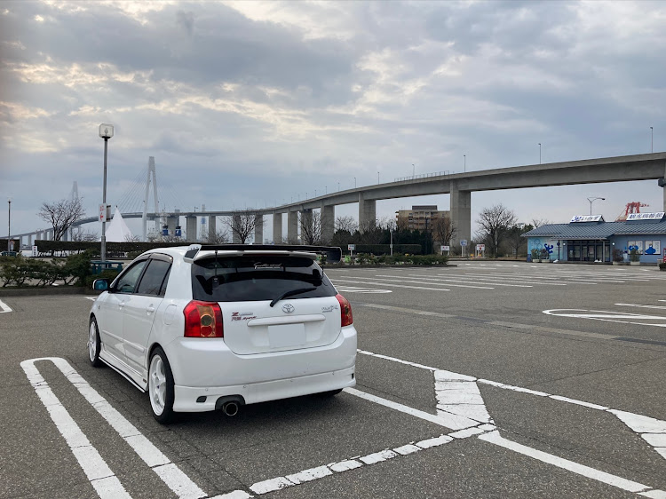 カローラランクスの夏仕様に変更・海王丸パーク・戻ってきた愛車・タイヤチェックお忘れなく・ドリ車感に関するカスタム事例の投稿画像7枚目