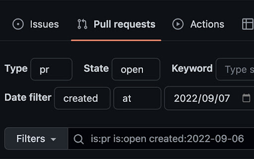 PR Search screenshot 1