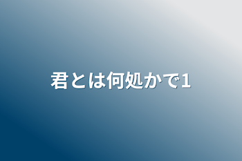 君とは何処かで1