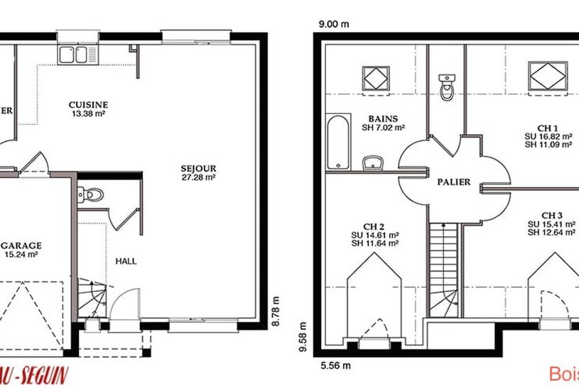  Vente Terrain + Maison - Terrain : 833m² - Maison : 97m² à Ciry-Salsogne (02220) 