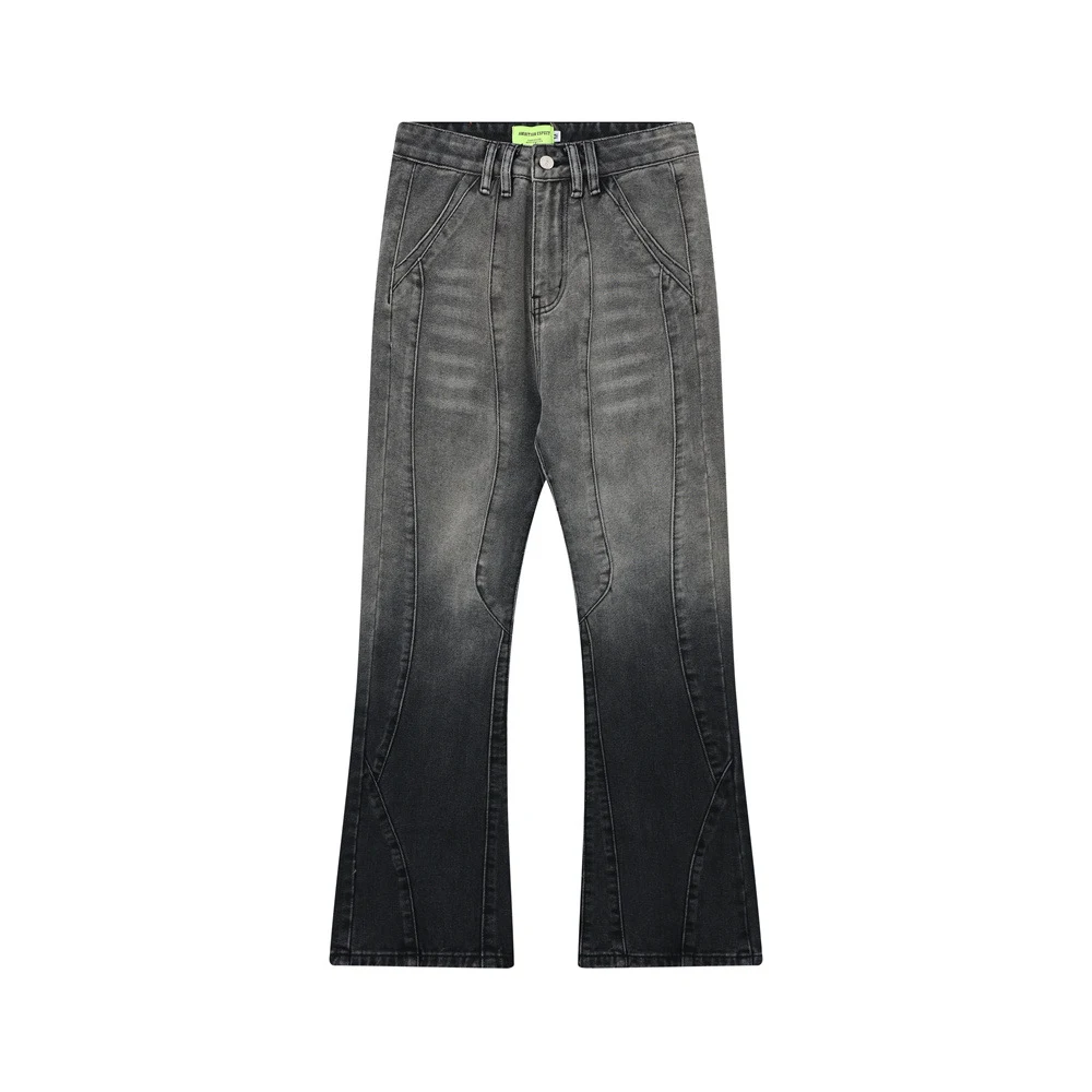 Title 21, Heren jeans broek met tie-dye en gradiënt. Modi...