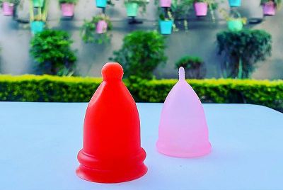 Regular and antibacterial menstrual cups by the Grace Cup