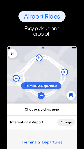 Screenshot Uber - Request a ride