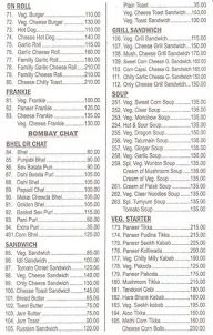 Aditi Fast Food menu 4