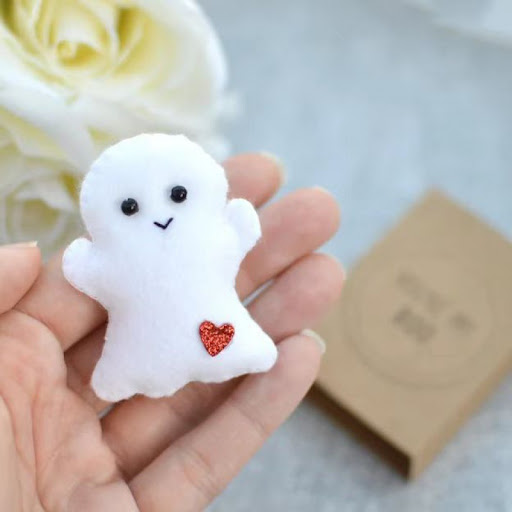 Title 5, Halloween Cute Ghost Matchbox Gift Love Hug Min...