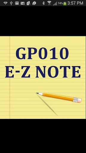 GP010 EZ Note