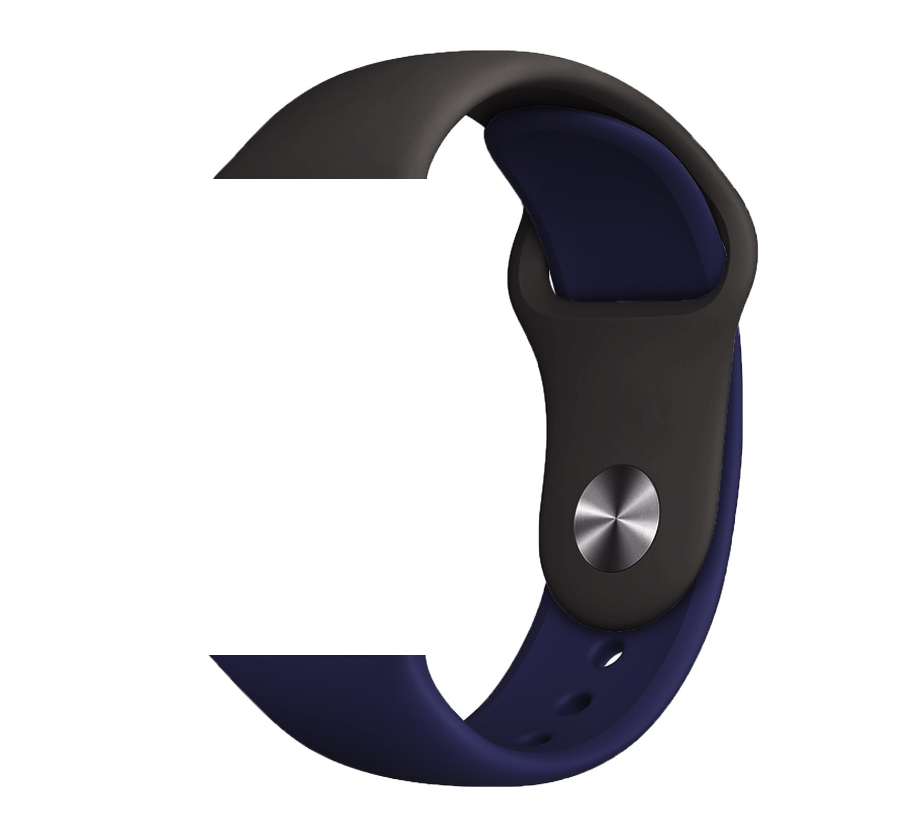 Monochrome mix and match silicone strap