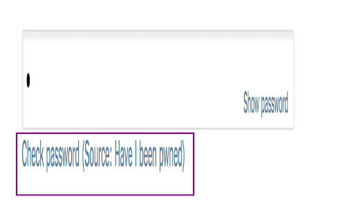 Check for pwned passwords