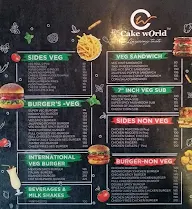 The Cake World menu 4