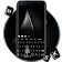 Clavier noir pour Galaxy S9 icon