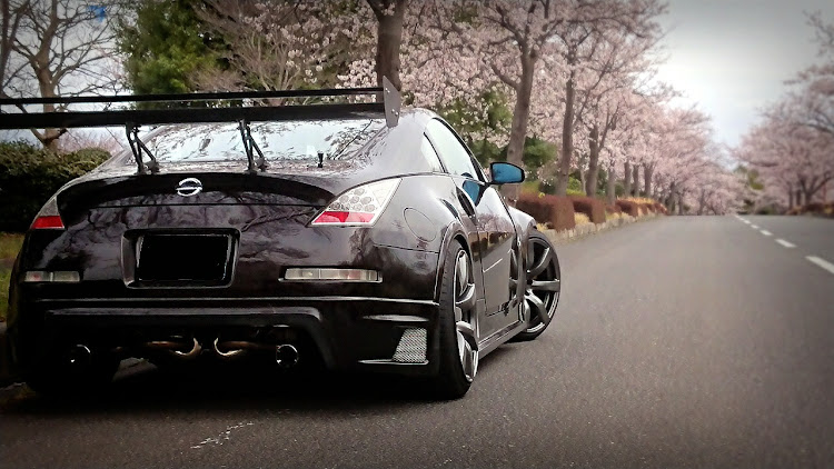 フェアレディZのカモイレーシング・桜・桜とコラボ・スマホAndroidクオリティ💧・漢のケツと🌸特集😎に関するカスタム事例の投稿画像2枚目