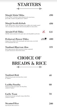 Legends of India menu 4