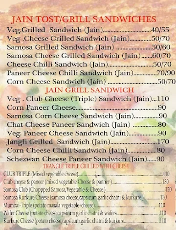 Nanaji's Fast Food menu 