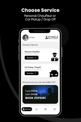 Screenshot Zofeur - Hire a Safe Driver.
