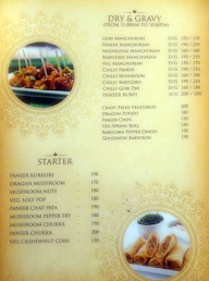 Amirtham Vegetarian Restaurant menu 1