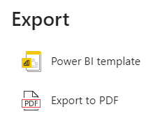 Export Power BI to PDF